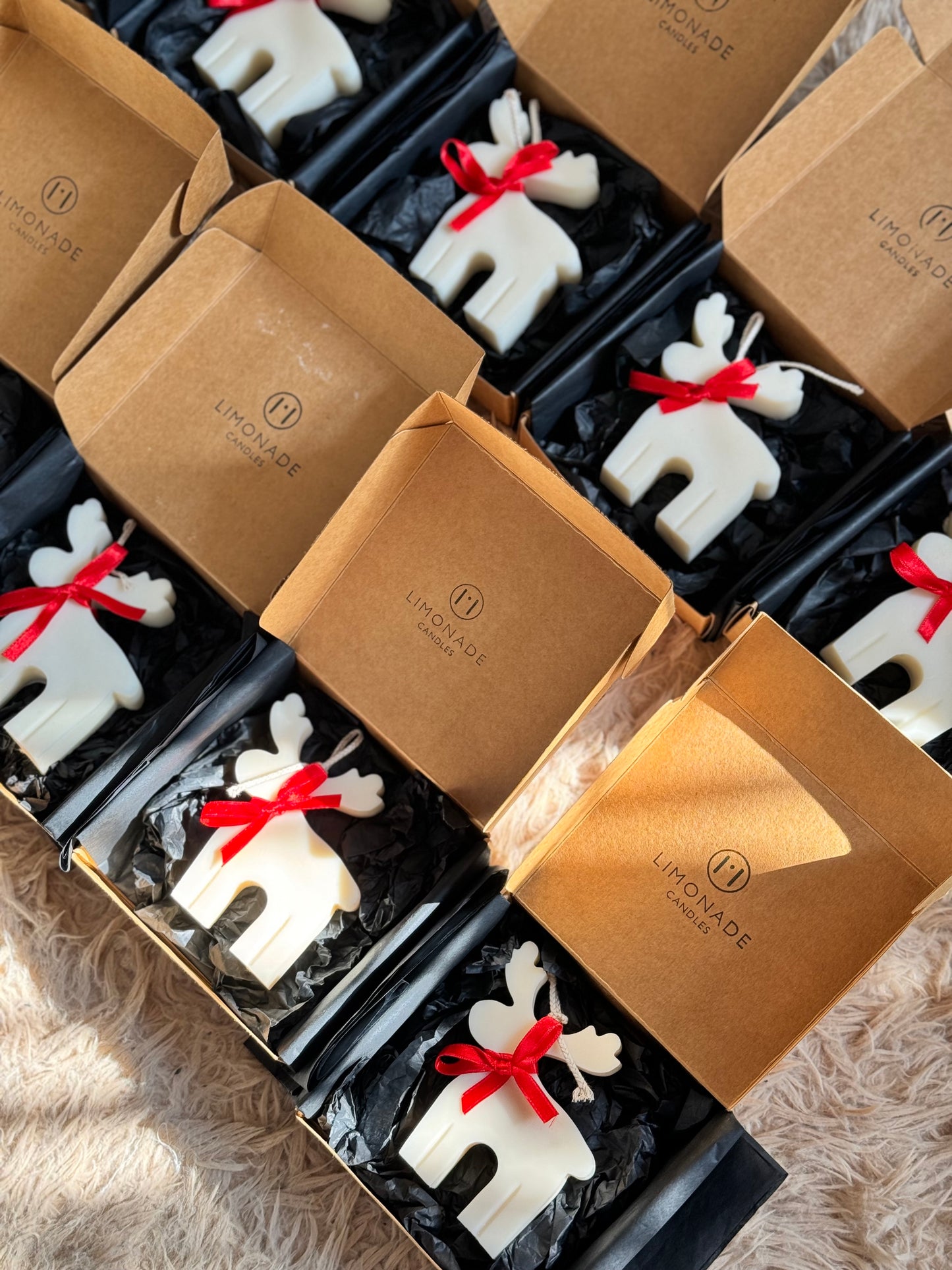 Reindeer Candle